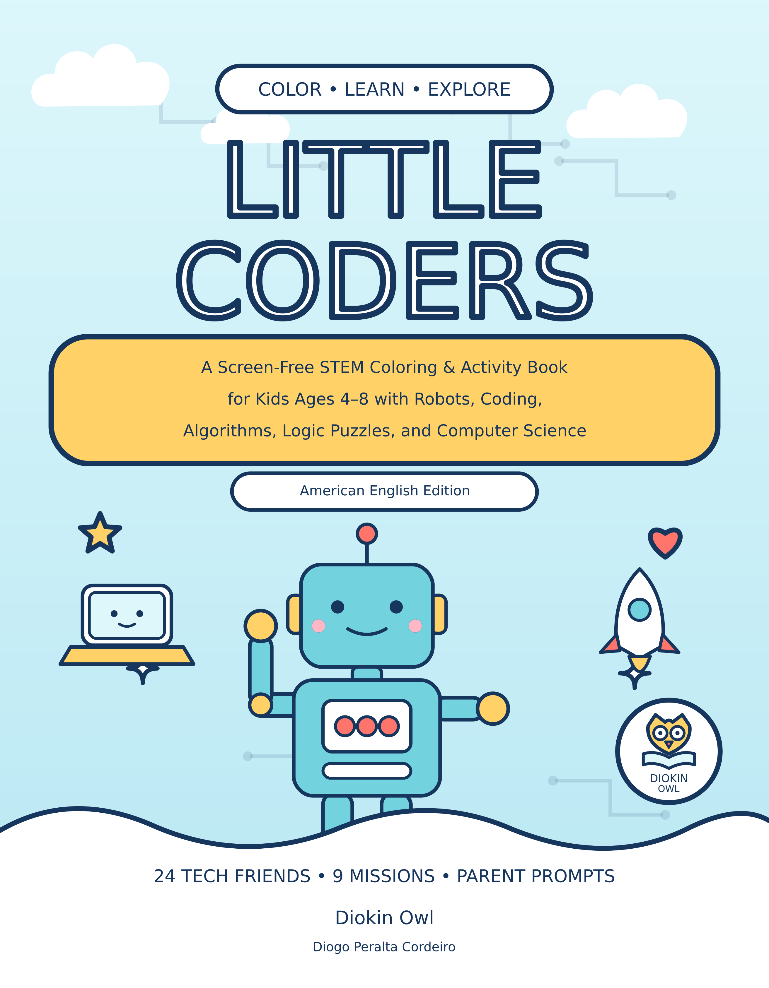 Cover of Little Coders by Diokin Owl and Diogo Peralta Cordeiro